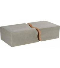 Table basse COLISEE MDF aspect béton - STYL