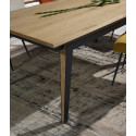 Table rectangle en 190x100 Chêne massif - DETROIT